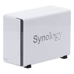 NAS DiskStation DS223j | 2 Bahías | CPU Realtek RTD1619B 1.7 GHz | 1 GB DDR4 | Puerto 1GbE RJ-45 | USB 3.2 Gen 1 | Compatible con HDD y SSD | Synology DSM | RAID 0, 1, JBOD | SMB, AFP, NFS, FTP | Vigilancia IP