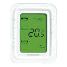 Termostato digital vertical para fan and coil de 2 y 4 tubos, control de ventilador de 3 velocidades, 120 VCA, pantalla LCD con luz de fondo verde