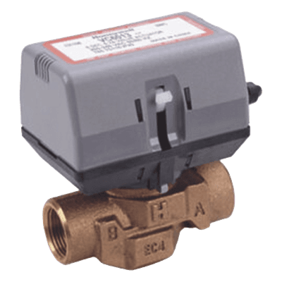 Válvula de Zona Motorizada / 2 Vías / 3/4" BSPT / Actuador 200-240 VAC / Cartucho Reemplazable / Agua-Glicol 60%