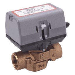 Válvula de Zona Motorizada / 2 Vías / 3/4" BSPT / Actuador 200-240 VAC / Cartucho Reemplazable / Agua-Glicol 60%