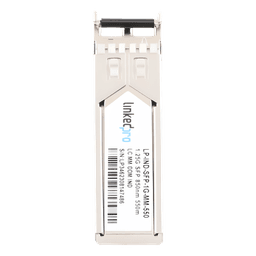 Transceptor Óptico Industrial SFP (Mini-Gbic) / Multimodo 850 nm / 1.25 Gbps / 1000BASE-SX / Conectores LC/UPC Dúplex / DDM / Hasta 550 m 