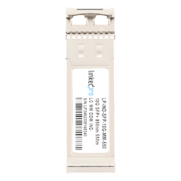 Transceptor Óptico Industrial SFP+ (Mini-Gbic) / Multimodo 850 nm / 10 Gbps / 10GBASE-SR / Conectores LC/UPC Dúplex / DDM / Hasta 550 m 