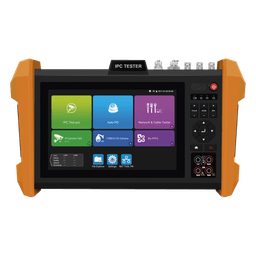 Probador de Video / Pantalla LCD 7" IPS 1280x800 / 8MP TVI + CVI + AHD + SDI / Multímetro + TDR / Fibra Óptica SFP / Láser 100m / 16h Batería / 0.91 x 0.53 x 0.14 ft
