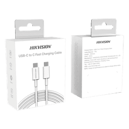 Cable USB-C a USB-C / Carga Rápida 60W / 3A / Transferencia 480 Mbps / Longitud 1 m (3.28 ft) / Materiales TPE y ABS