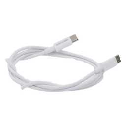 Cable USB-C a USB-C / Carga Rápida 60W / 3A / Transferencia 480 Mbps / Longitud 1 m (3.28 ft) / Materiales TPE y ABS