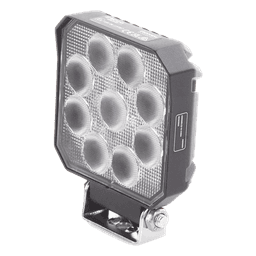Luz de trabajo / 9 LED / 1050 lm / 12-24 Vcd / 130x101x37 mm / 5.1x4.0x1.5 in