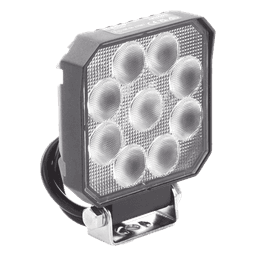 Luz de trabajo / 9 LED / 1050 lm / 12-24 Vcd / 130x101x37 mm / 5.1x4.0x1.5 in