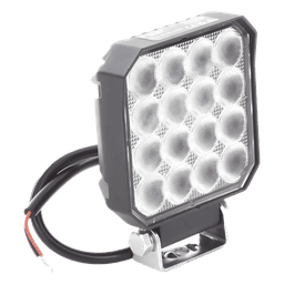 Luz de Trabajo LED / 16 LED / 1655 Lúmenes / 12-24 Vcd / Carcasa de Aluminio / IP Resistente a Impactos