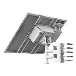 Kit Solar de alimentación / Panel Solar / Batería de Respaldo de Litio 360 Wh / 2 Salidas de 12 Vcd / Accesorios de Instalación / Uso en Exterior IP66 