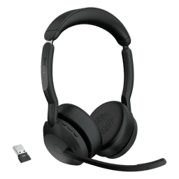 Diadema / Auricular Jabra Evolve2 55 Stereo / Bluetooth 5.2 + USB-A / Cancelación Activa de Ruido / 18h Batería (25599-999-999)
