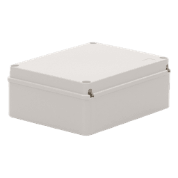 Gabinete de Plástico IP55 (190 X 240 X 95 mm). Protección EMI. Para Instalaciones Comerciales, Residenciales e Industriales. Incluye Tornillería para su Tapa. 