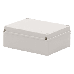 Gabinete de Plástico IP55 (190 X 240 X 95 mm). Protección EMI. Para Instalaciones Comerciales, Residenciales e Industriales. Incluye Tornillería para su Tapa. 