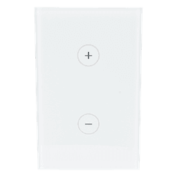 (ZWAVE) Dimmer panel táctil touch inalámbrico Zwave Plus. Compatible con Hubitat HC8, Álula  M2M, otros 