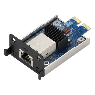 Adaptador de Ethernet E10G18-T1 | 10 Gbps / Compatible con PCIe 3.0 y 2.0 | Autonegociación de 4 u 8 Canales | Perfil Bajo y Altura Completa | Compatibilidad con Synology DSM 6.1.7 o Posterior.