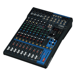 Mezcladora de Audio | 12 Canales | 6 Entradas de Micrófono/línea | 2 Entradas Estéreo | Efectos Integrados | Alimentación Phantom | USB