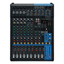 Mezcladora de Audio | 12 Canales | 6 Entradas de Micrófono/línea | 2 Entradas Estéreo | Efectos Integrados | Alimentación Phantom | USB