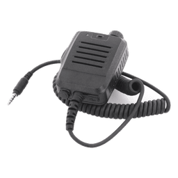 Micrófono-Bocina de Solapa / Conector Jack 3.5 mm / Diseño Compacto / Radiocomunicación Discreta / Ambientes Ruidosos