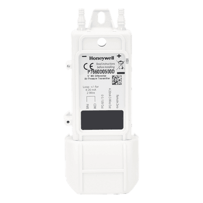 Sensor de presión diferencial de medios secos con 4 rangos seleccionables, salida universal, pantalla LCD y sonda incluida