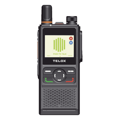 Kit Radio PoC LTE TELOX TE320 + Licencia TASSTA T.FLEX 12 meses + SIM Yobi 1GB / Audio 3W Cancelación de Ruido / IP67 / Batería 4000 mAh (48 hrs) / Doble SIM Global / GPS / Cobertura Telcel / Cifrado AES-256