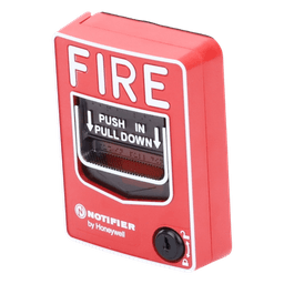 Estación Manual de Alarma Contra Incendio / Doble Acción / Con Cerradura y Llave / Exterior / UL 38 / ADA / Caja SB-I/O Incluida