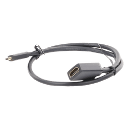 Adaptador Micro HDMI a HDMI / 18Gbps / 4K@60Hz / HDR / 3D / ARC / 22 cm (8.66 pulgadas)