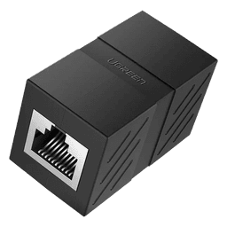 Acoplador RJ45 a RJ45 / 10 Gbps / 600 MHz / Cat7-Cat5e / Blindaje Metálico / 100 m (328 ft)