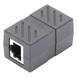 Acoplador RJ45 a RJ45 / 10 Gbps / 600 MHz / Cat7-Cat5e / Blindaje Metálico / 100 m (328 ft)