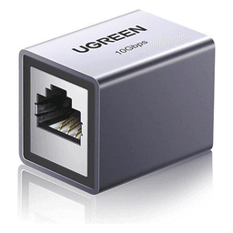 Acoplador Ethernet RJ45 / 10Gbps / Blindado STP / Cat8-Cat5 / 100m (328 ft) / Aleación de Aluminio