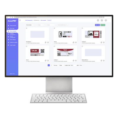 Licencia Anual Para Gestión de AccessPro ESL Cloud / Etiqueta de Tinta Electrónica / ESL / 100% Nube / 1 Tienda