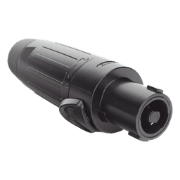 Conector Speakon | Hembra | 4 polos | carcasa negra | Cable AWG10 | 30A