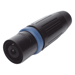 Speakon Conector de cable macho de 4 polos, carcasa negra, cable AWG10,  30A