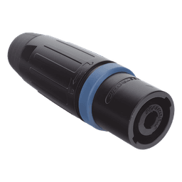 Speakon Conector de cable macho de 4 polos, carcasa negra, cable AWG10,  30A