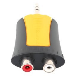Conector Estéreo | 3.5 mm - 2 x conector Hembra RCA | Adaptador de Carcasa de Plástico