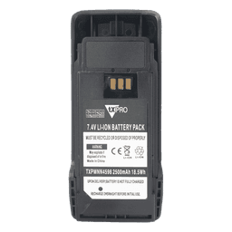 Batería Li-Ion / 2500 mAh / 7.4V / IP55 / Contactos de Oro / -20°C a +60°C