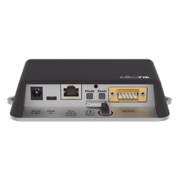 (LtAP mini LTE) Modem 4G(LTE) para SIM, con Wi-Fi 2.4 GHz, Para uso en vehículos, c/puerto fast ethernet, 2 SIM, Bandas(1,2,3,7,8,20,38,40)