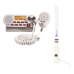 Kit de radio MRF45D | mas antena marina de fibra de vidrio TX-5206-SYS y soporte para antena 4186