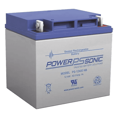 Batería de respaldo / 12V / 40Ah / AGM-VRLA / Terminales T6 / 5 años vida útil / Certificación UL