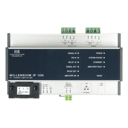 Etapa de potencia IP / 50W / Baja impedancia / Entradas Line In + PIN / Reproductor WAV MP3 Internet Radio / Control web / 160x85.5x65 mm (6.3x3.4x2.6 in)