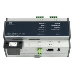 Etapa de potencia IP / 50W / Baja impedancia / Entradas Line In + PIN / Reproductor WAV MP3 Internet Radio / Control web / 160x85.5x65 mm (6.3x3.4x2.6 in)