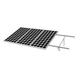 Kit Montaje para Panel Solar, Riel 5 de 5.4m para 4 Módulos de Espesor de 35mm, Vel. de Viento Máx. 190km/h