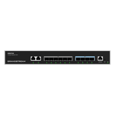 Switch de Agregación Capa 3 / 96 Gbps / 2 Puertos Gigabit Ethernet / 6 Puertos Gigabit SFP / 4 Puertos 10Gigabit SFP+ / Stacking 4 Unidades / QoS Avanzada / Dual Stack IPv4/IPv6
