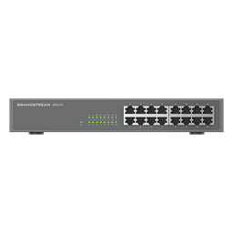 Switch No Administrable / 16 Puertos Gigabit / Capacidad 10 Gbps / 120 x 65 x 24.5 mm / 0.39 x 0.21 x 0.08 ft