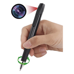 Cámara Oculta en Bolígrafo (Spyce Camera) /  Full HD / Grabación de Video y Audio / Captura de Fotos / Soporta Memoria Micro-SD de hasta 64G / Tiempo de Carga Aprox. 1 hora / Tiempo de Trabajo 120 min. / Incluye Cable de Carga. 