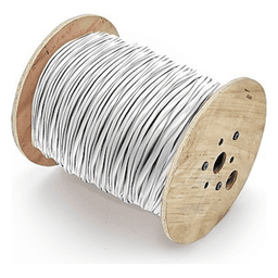 Carrete de Cable / 2 x 14 AWG / Blindado / Plenum / 305 m (1000 pies) / Blanco / Audio, Seguridad y Control