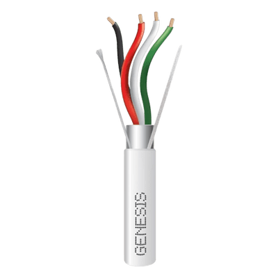 Cable de Control / 4 x 14 AWG / Doble Blindaje / Clasificación Plenum CL3P-FT6 / 305 m (1000 pies) / Rango -20°C a 75°C