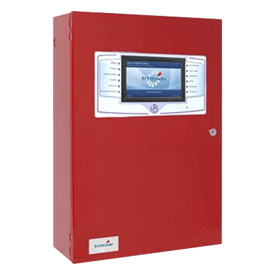 Panel De Incendio Modular, Direccionable, Gabinete Estándar 4 Ranuras, 2 Lazos SLC, Expandible a 8 Lazos SLC, En Español, Fuente 5.25A 115V,  Serie FireNET L@titude (0101-03310)