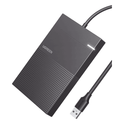 Carcasa de Disco Duro 2.5'' (Enclosure) | Adecuado para HDD y SSD de 2.5” | Chip Inteligente | UASP & TRIM | Led Indicador | ABS | Hibernación Automática | Compatible con SATA I II III, HDD, SSD de hasta 6TB.