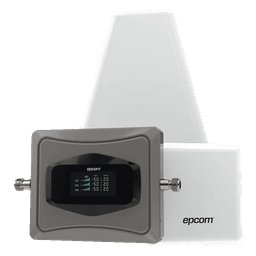 Kit Amplificador de Señal Celular 4G / Mejora las llamadas convencionales y VoLTE / Soporta los datos de las tecnologías 2G, 3G y 4G de TELCEL, AT&T y MOVISTAR / Cubre hasta 600 m2.