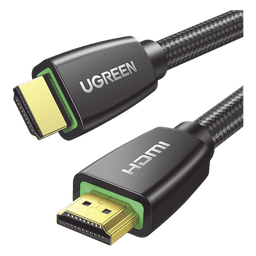 Cable HDMI 2.0 de Nylon Trenzado / 10 Metros (32.81 Pies) / 4K@60Hz / HDR / 3D / HEC (Canal Ethernet HDMI) / ARC (Canal de Retorno de Audio) / Color Profundo de 48 Bits / Audio de 32 Canales / HDCP 2.2 / Audio DTS: X / 18 Gbps / Blindaje de 4 Capas