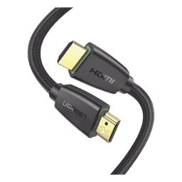 Cable HDMI 2.0 de Nylon Trenzado / 10 Metros (32.81 Pies) / 4K@60Hz / HDR / 3D / HEC (Canal Ethernet HDMI) / ARC (Canal de Retorno de Audio) / Color Profundo de 48 Bits / Audio de 32 Canales / HDCP 2.2 / Audio DTS: X / 18 Gbps / Blindaje de 4 Capas